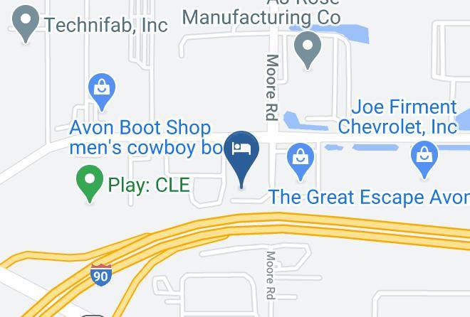 Lorain - Woodspring Suites Cleveland Avon Maps