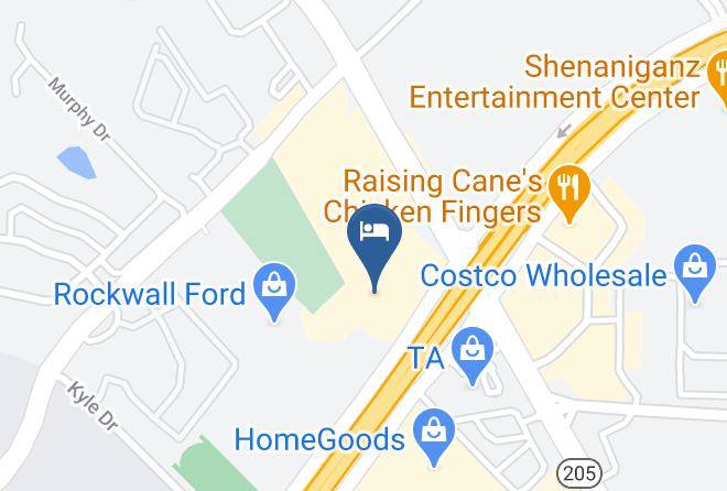 Rockwall - Woodspring Suites Dallas Rockwall Maps