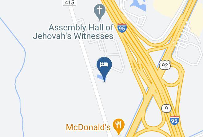 Volusia - Woodspring Suites Daytona Speedway Maps