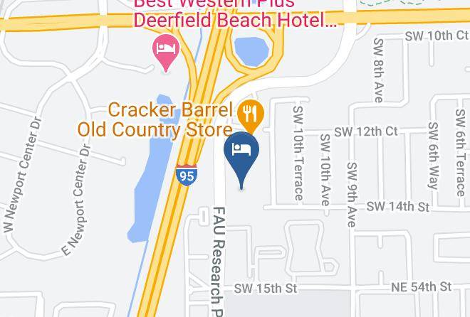 Broward - Woodspring Suites Deerfield Beach Maps