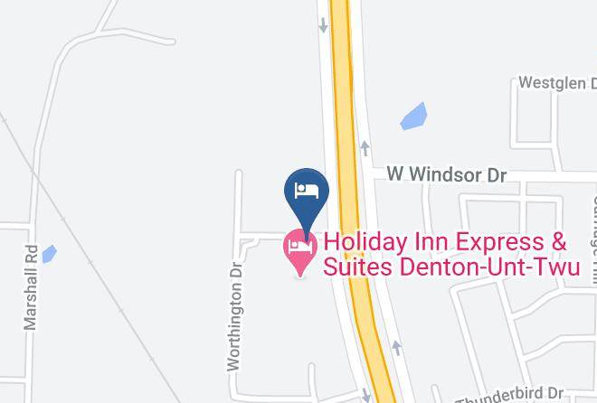 Denton - Woodspring Suites Denton Maps