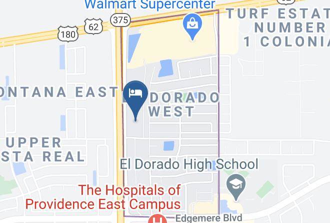 El Paso - Woodspring Suites El Paso Airport Maps