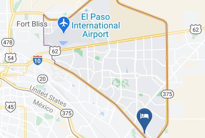 El Paso - Woodspring Suites Maps