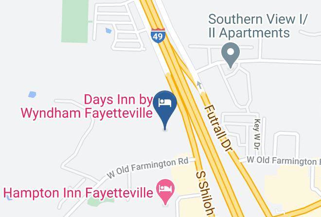 Washington - Woodspring Suites Fayetteville Univ Of Arkansas Maps