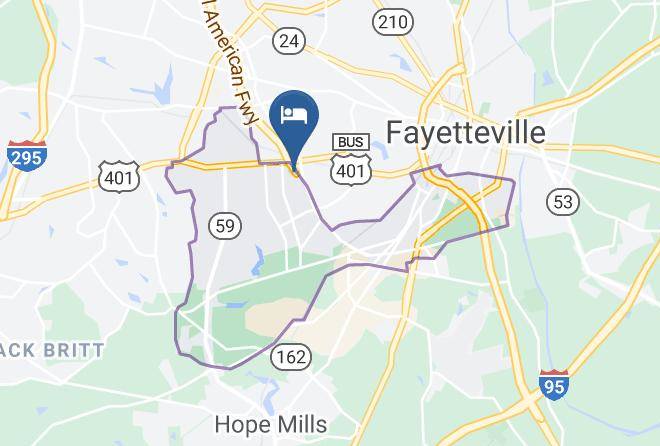 Cumberland - Woodspring Suites Fayetteville West Maps