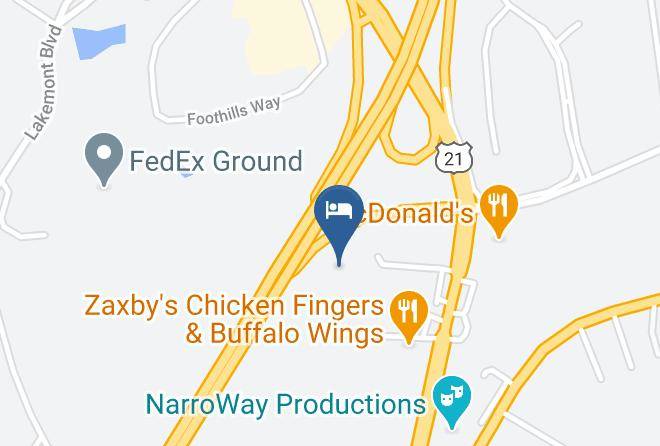 York - Woodspring Suites Fort Mill Maps