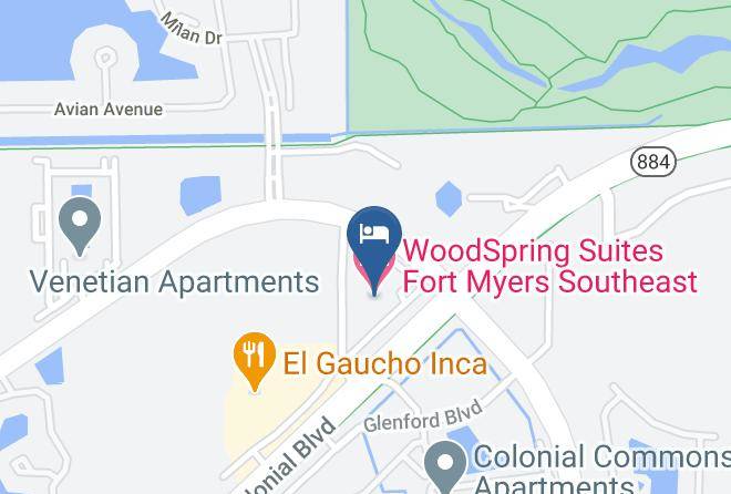 Lee - Woodspring Suites Fort Myers Southeast Maps