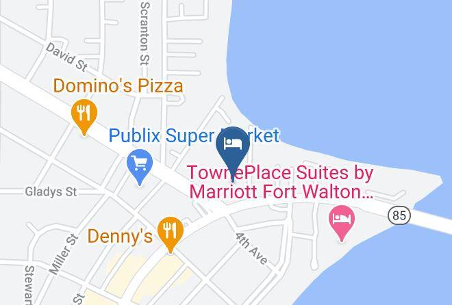 Okaloosa - Woodspring Suites Fort Walton Beach Maps