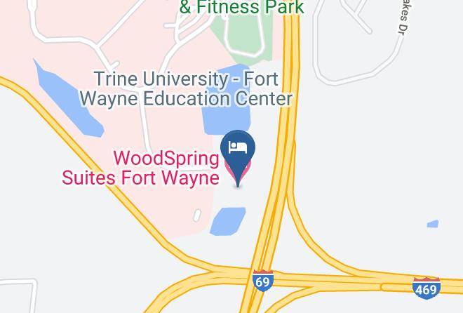 Allen - Woodspring Suites Fort Wayne Maps
