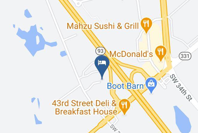 Alachua - Woodspring Suites Gainesville I 75 Maps