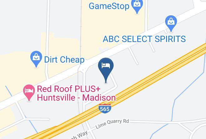 Madison - Woodspring Suites Huntsville Madison Maps