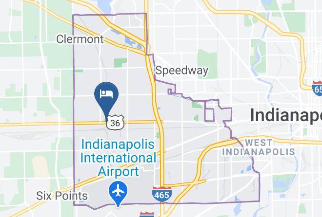 Marion - Woodspring Suites Indianapolis Airport Maps
