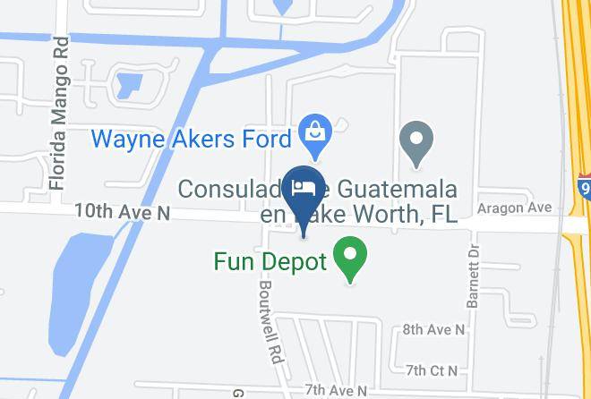 Palm Beach - Woodspring Suites Lake Worth Maps