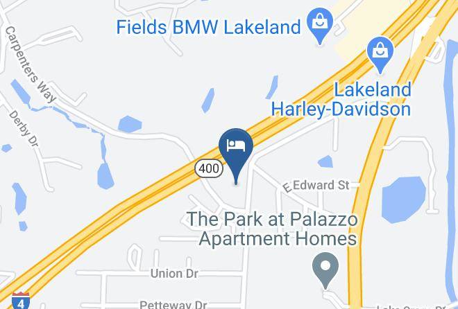 Woodspring Suites Lakeland Map