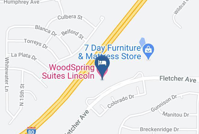 Lancaster - Woodspring Suites Lincoln Maps