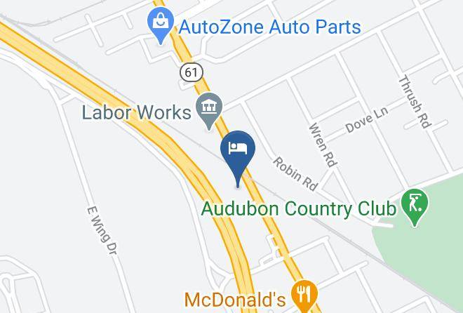 Woodspring Suites Louisville Airport Map