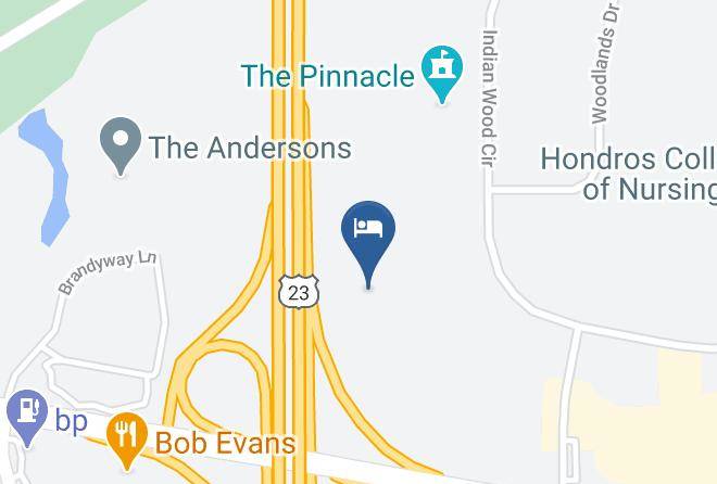 Woodspring Suites Toledo Maumee Map