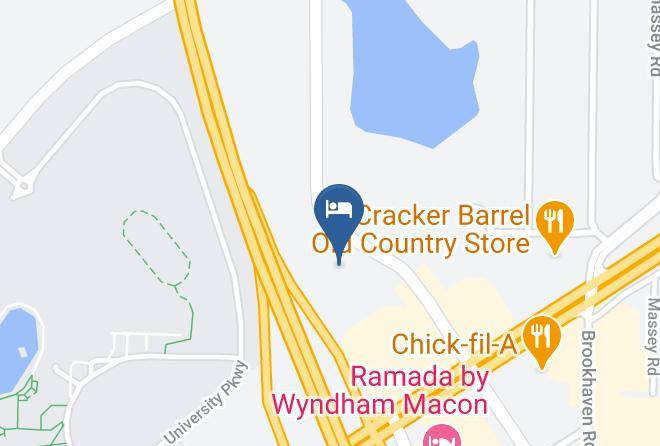 Woodspring Suites Macon West Map