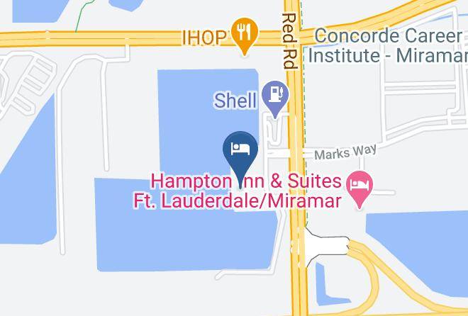Broward - Woodspring Suites Miramar Maps