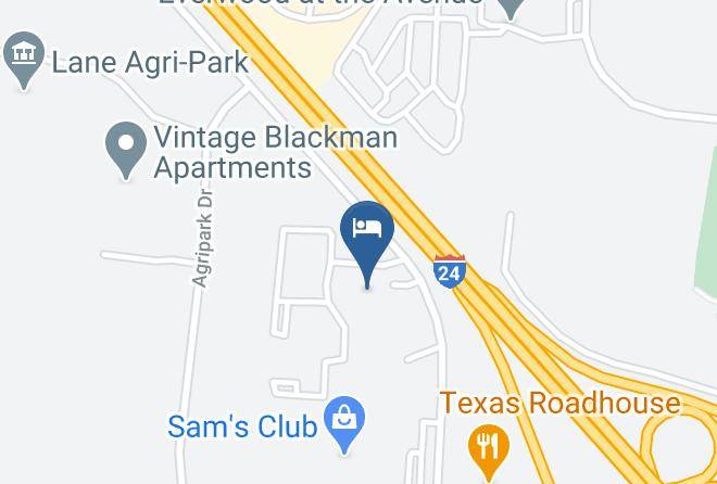 Rutherford - Woodspring Suites Murfreesboro Maps