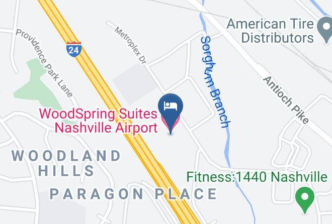 Woodspring Suites Nashville Airport Map