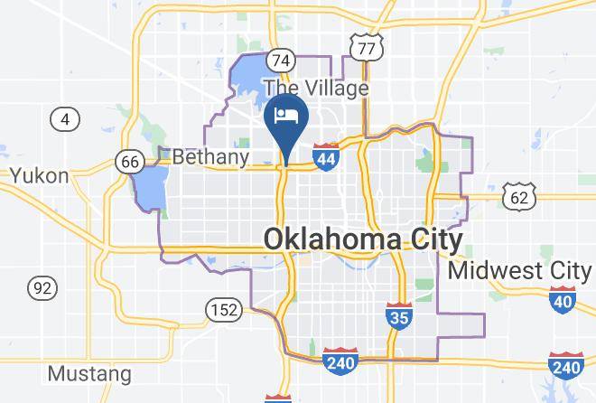Oklahoma - Woodspring Suites Oklahoma City Northwest Maps