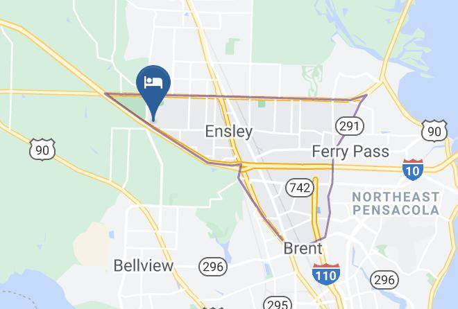 Escambia - Woodspring Suites Pensacola Northwest Maps