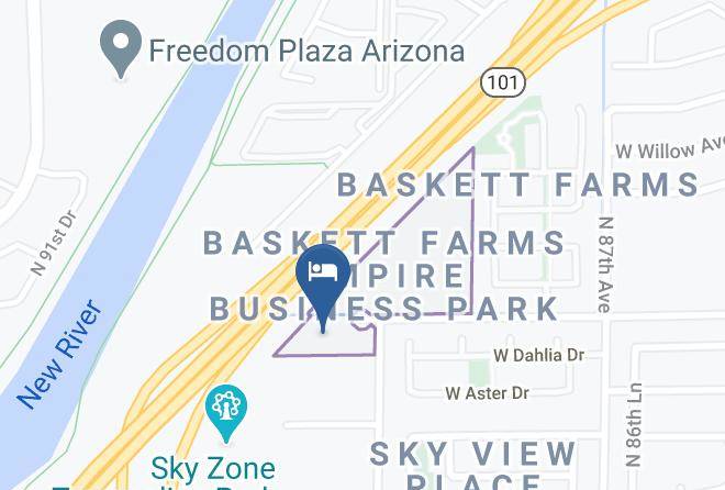 Maricopa - Woodspring Suites Phoenix Peoria Maps