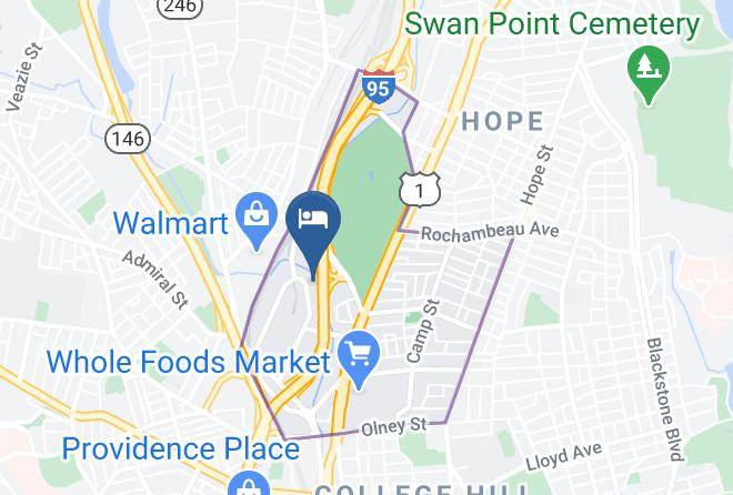Providence - Woodspring Suites Providence Maps