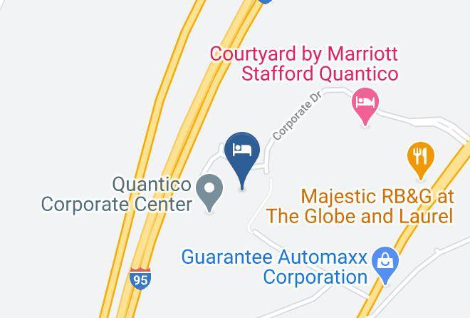 Woodspring Suites Quantico Map