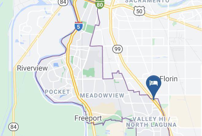 Sacramento - Woodspring Suites Sacramento Maps