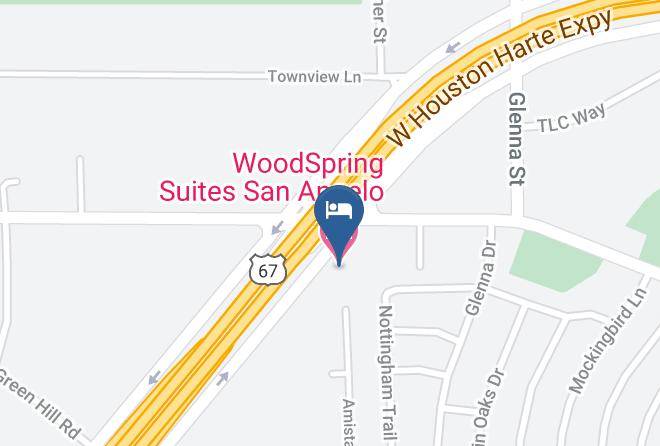 Tom Green - Woodspring Suites San Angelo Maps