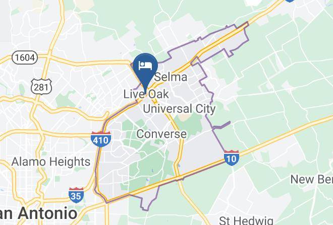 Bexar - Woodspring Suites San Antonio I 35 North Maps