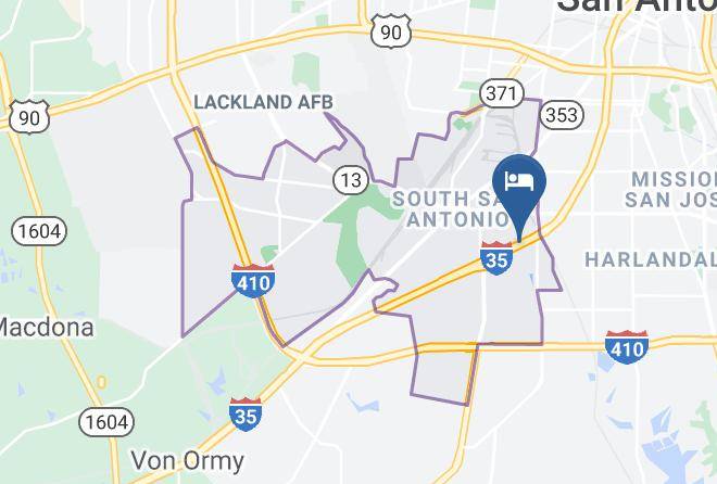 Bexar - Woodspring Suites San Antonio South Maps