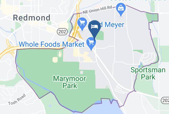 King - Woodspring Suites Seattle Redmond Maps