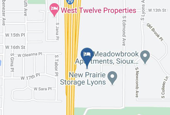 Minnehaha - Woodspring Suites Sioux Falls Maps