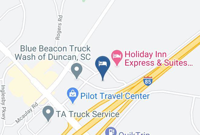 Spartanburg - Woodspring Suites Spartanburg Duncan I 85 Maps