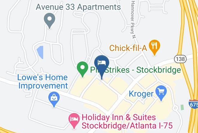 Clayton - Woodspring Suites Atlanta Stockbridge Maps