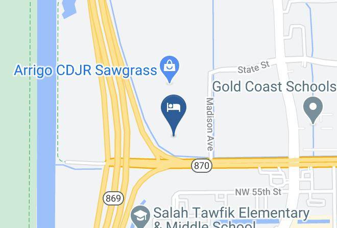 Broward - Woodspring Suites Tamarac Maps