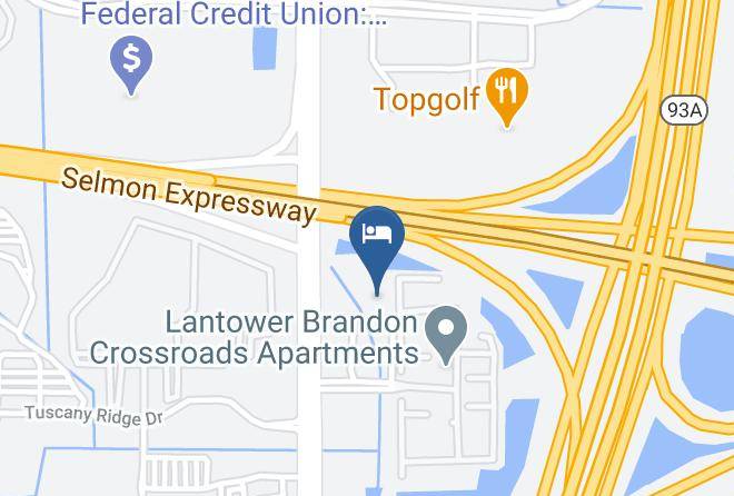 Hillsborough - Woodspring Suites Tampa Brandon Maps