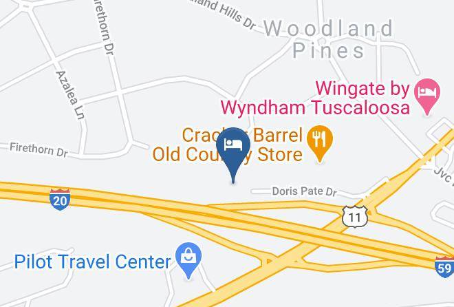 Tuscaloosa - Woodspring Suites Tuscaloosa Maps