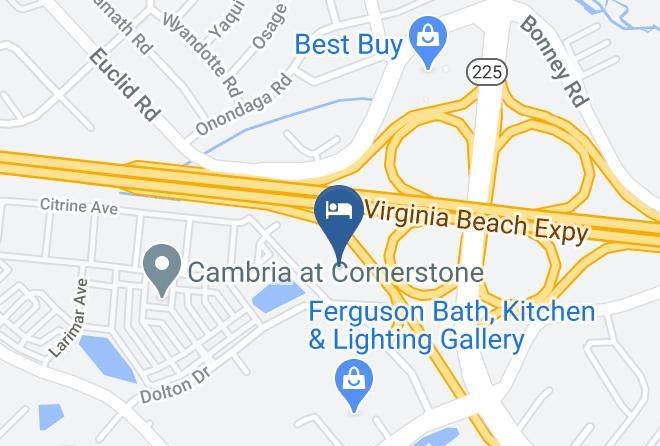 Virginia Beach City - Woodspring Suites Virginia Beach Maps