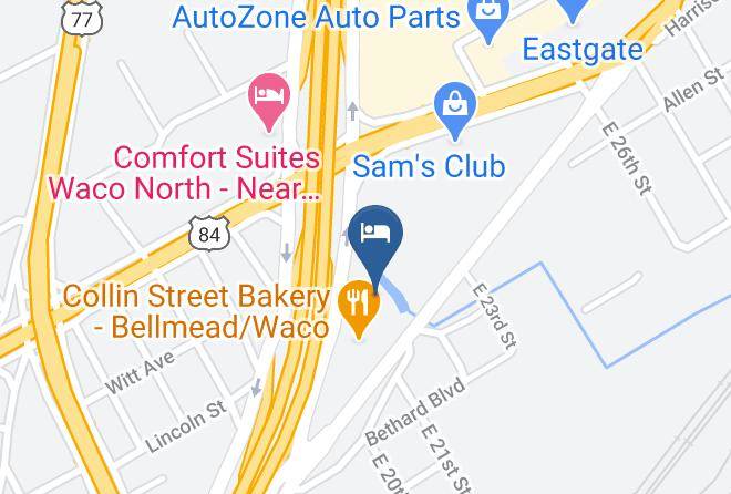 Mclennan - Woodspring Suites Waco Maps