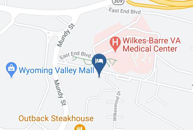 Luzerne - Woodspring Suites Wilkes Barre Maps