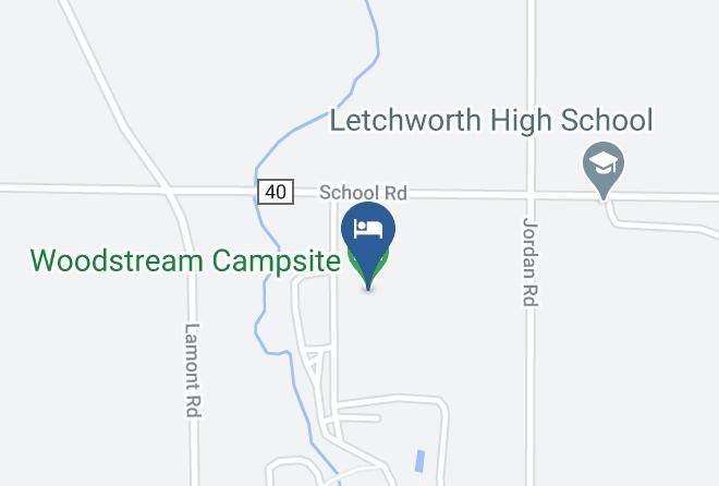 Woodstream Campsite Map