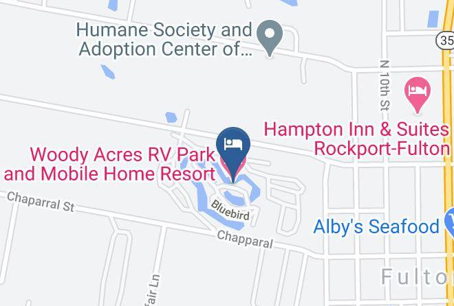 Aransas - Woody Acres Rv Park And Mobile Home Resort Maps