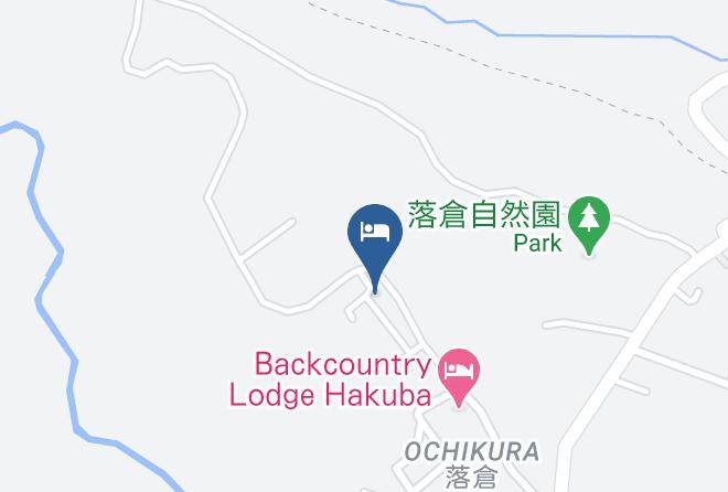 Hakuba Vil Kitaazumi District - Woody Heart Maps