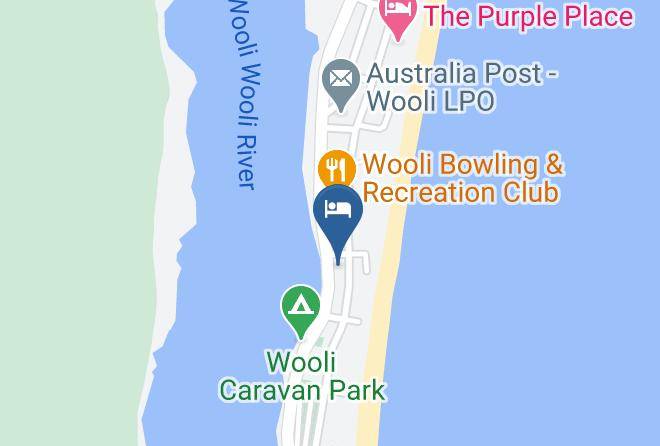 Clarence Valley - Wooli Holiday Units Maps