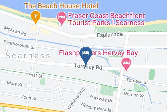 Fraser Coast - Woolshed Eco Lodge Maps