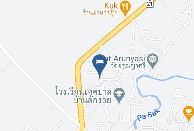 Worachat Boutique Hotel Map - Phetchabun - Amphoe Lom Sak